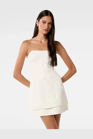 Forever New Aurelie Strapless Bow Mini Dress44