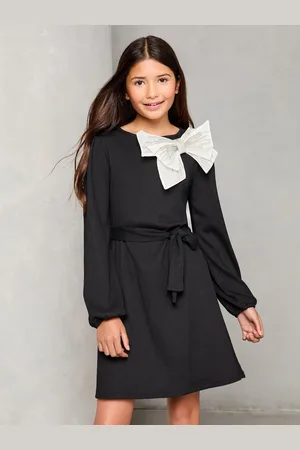 Lipsy London Jersey Bow Detail Dress (5-16yrs) (5-16yrs)16 lat (176 cm)