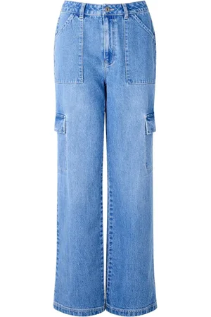 Joe Browns High-Waisted Denim Cargo Trousers40