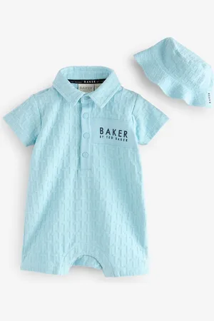 Ted Baker Textured Romper and Hat Set6268 cm