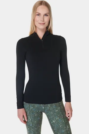 Sweaty Betty Mindful Flex Half Zip Long Sleeve TopL