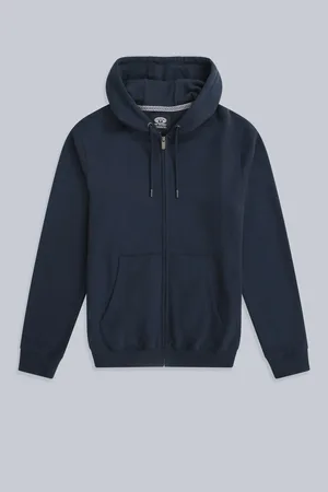 Animale Mens Woody Zip 100% Cotton HoodieS