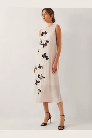 Monsoon Ari Floral Embellished Midi Dress38