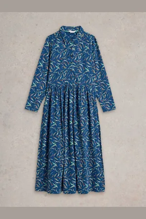 White Stuff Rylee Jersey 100% Cotton Shirt Dress38