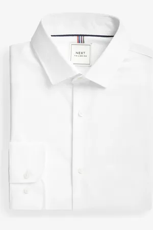 Next Easy Care Textured Single Cuff Shirt48cm R (UK 19 R)
