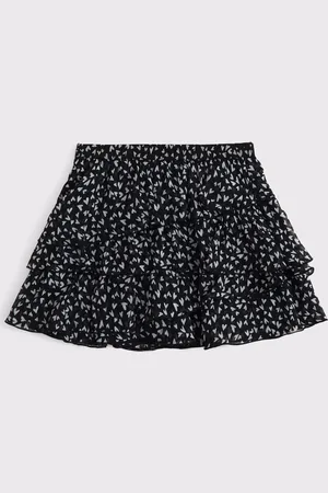 Abercrombie & Fitch Ruffle Rara Chiffon Mini Skirt146152 cm