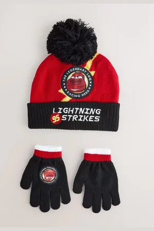 Character Disney Cars Lightning McQueen Winter Hat And Gloves SetJeden