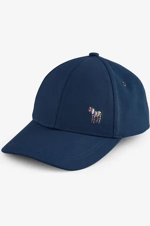 Paul Smith Navy Zebra Print Logo 100% Cotton CapJeden
