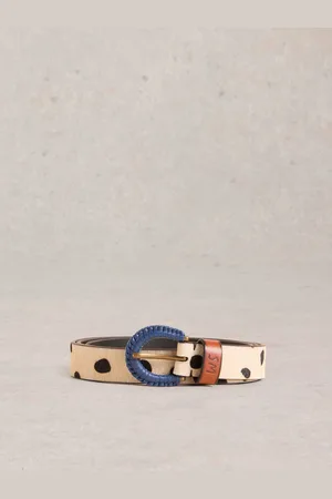 White Stuff Woven Buckle BeltM-L