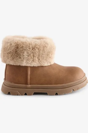 Schuh Cherry Faux Fur Brown BootsEU 26 (UK 9)