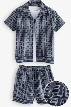 Ted Baker Navy Shirt, T-Shirt and Shorts Set98104 cm
