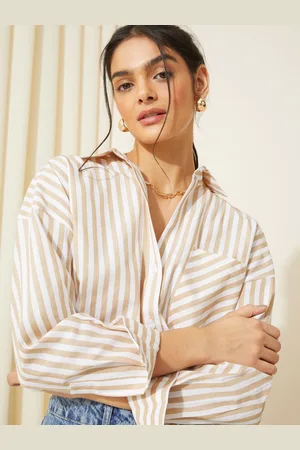 Friends Like These Cotton Poplin Long Sleeve Button Through Shirt44