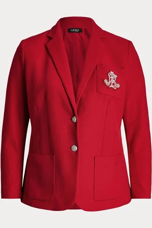 Ralph Lauren Curve Anfisa Crest Logo Blazer Jacket3XL