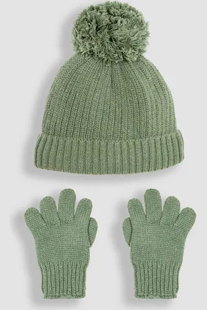 JoJo Maman Bébé Rib Hat And Gloves Set3