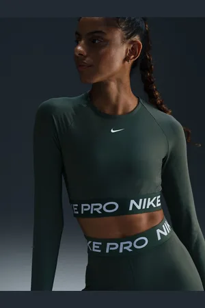 Nike Pro Dri-FIT Cropped Long Sleeve TopM