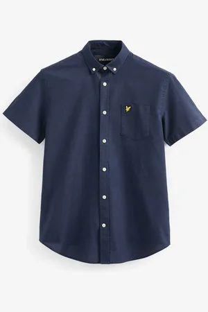 Lyle & Scott 100% Cotton Short Sleeve Oxford ShirtXL