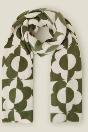 Accessorize Retro Flower Print Blanket ScarfJeden