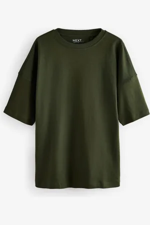 Next Relaxed Fit Heavyweight Longline Crew Neck 100% Cotton T-ShirtXL