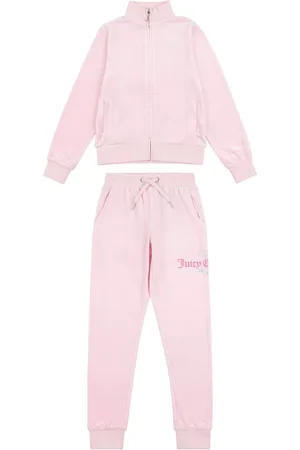Juicy Couture Slim Diamanté Zip Through Track Top and Joggers Set7
