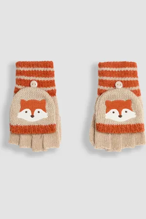 JoJo Maman Bébé Rękawiczki z palcami Fox Novelty1