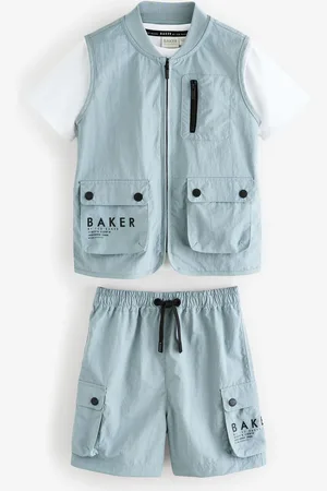 Ted Baker Gilet T-Shirt and Shorts 3 Piece Set152158 cm