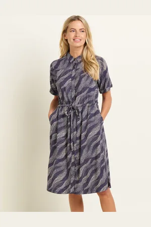 Brakeburn Flowing Dots Shirt Dress36