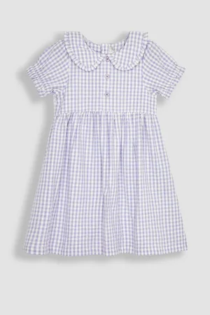 JoJo Maman Bébé Button Front Collar Tea Dress2