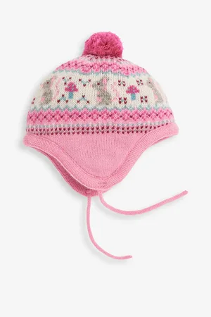 JoJo Maman Bébé Czapka Bobble z wzorem skandynawskim1