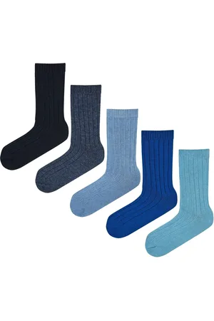 Jeff Banks Chunky Knit Rib Boot Socks 5 PackJeden