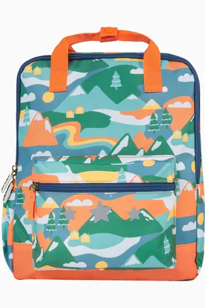 Frugi Blue Mountains All Over Print Explorers BackpackJeden