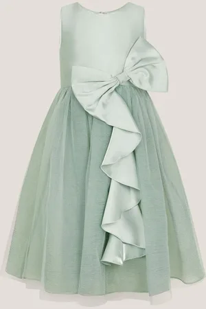 Monsoon Waterfall Bow Tulle Dress146152 cm