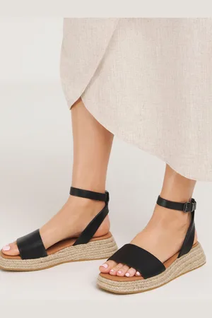 Simply Be Low Espadrille Wedge Two Part Sandals in Wide FitEU 41 (UK 7)