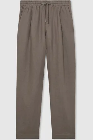 Reiss Barges Linen Drawstring Relaxed-Fit Trousers30 R