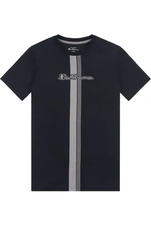 Ben Sherman Koszulka z przędzy z kodem kreskowym na środku, 100% bawełna9