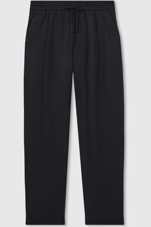 Reiss Barges Linen Drawstring Relaxed-Fit Trousers28 R