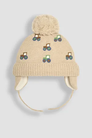 JoJo Maman Bébé Tractor Embroidered Hat3