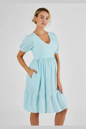 JoJo Maman Bébé Stripe Maternity & Nursing Dress42