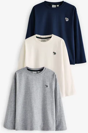 Paul Smith Boys Signature Long Sleeve 100% Cotton T-Shirts 3 Pack12 lat (152 cm)