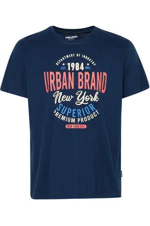 Blend Printed Short Sleeve 100% Cotton T-ShirtM