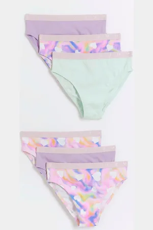 River Island Girls Multipack of 6 Tie-Dye Briefs11