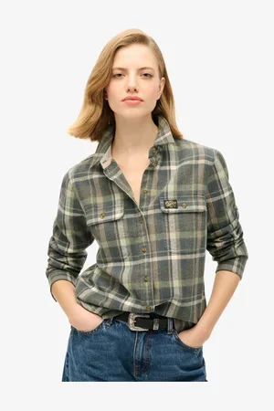 Superdry 100% Cotton Lumberjack Check Flannel Shirt36