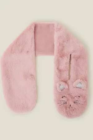 Accessorize Girls Fluffy Faux Fur Cat ScarfJeden