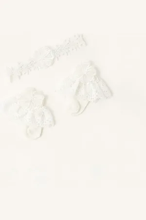 Monsoon Baby Lace Bando and Sock Set2