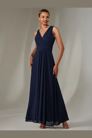 Jolie Moi Cora Sleeveless Chiffon Maxi Dress38