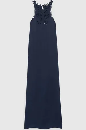 Reiss Joy Satin Cut-Out Slip Dress32
