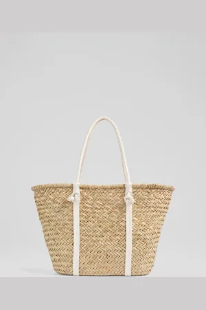 LK Bennett Harper Straw Classic Beach Tote BagJeden