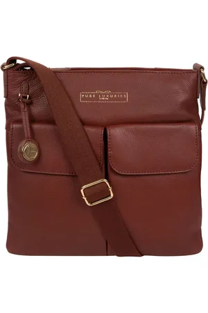 PURE LUXURIES LONDON Soames Leather Cross Body BagJeden