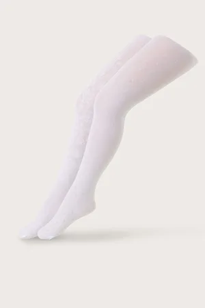 Monsoon Baroque And Glitter Spot Tights 2 Pack7