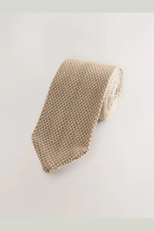 Next Knitted Silk Tie With PointJeden