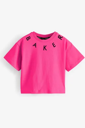 Ted Baker Pink Stud Detail 100% Cotton T-Shirt152158 cm